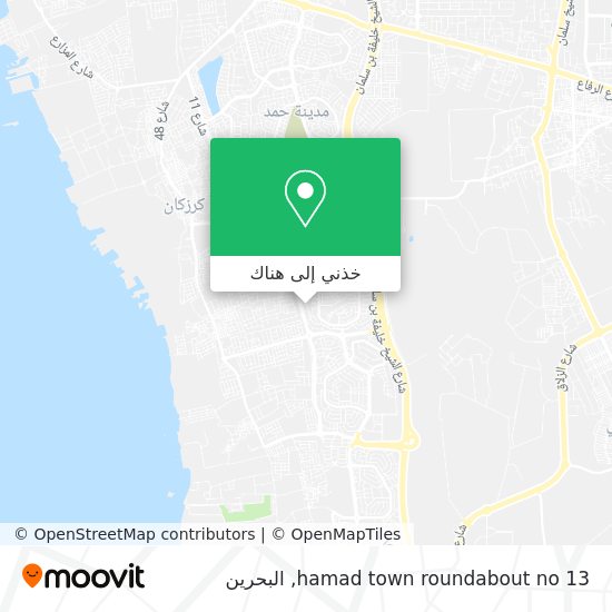 خريطة hamad town roundabout no 13