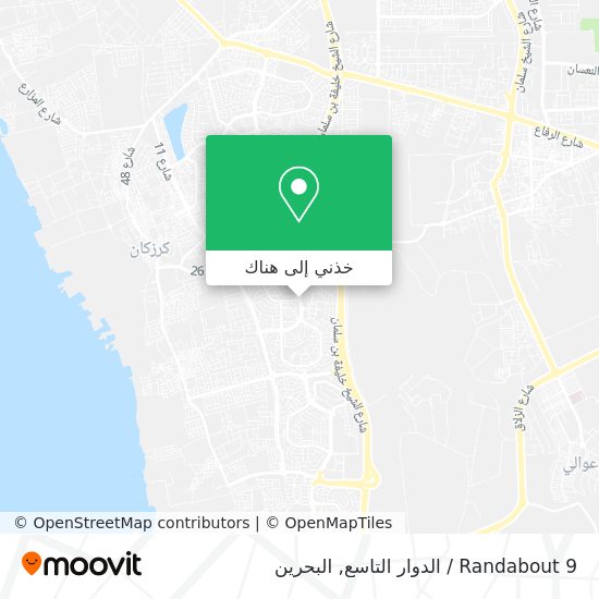 خريطة Randabout 9 / الدوار التاسع