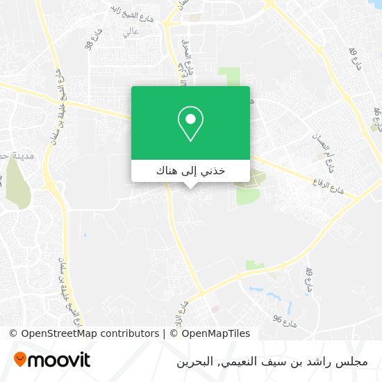 خريطة مجلس راشد بن سيف النعيمي