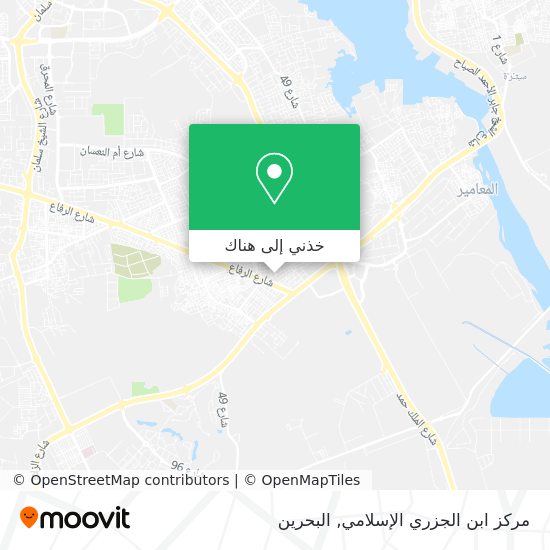 خريطة مركز ابن الجزري الإسلامي