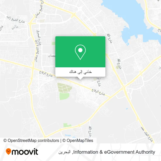 خريطة Information & eGovernment Authority