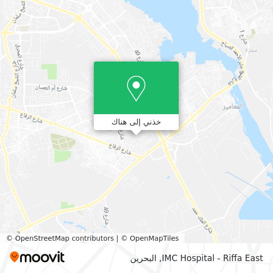 خريطة IMC Hospital - Riffa East