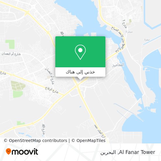 خريطة Al Fanar Tower