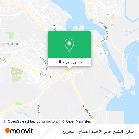 خريطة شارع الشيخ جابر الاحمد الصباح