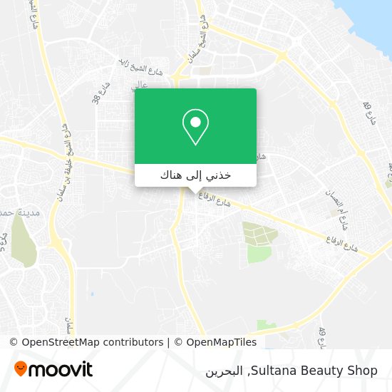 خريطة Sultana Beauty Shop