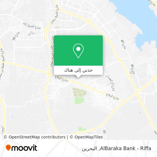 خريطة AlBaraka Bank - Riffa