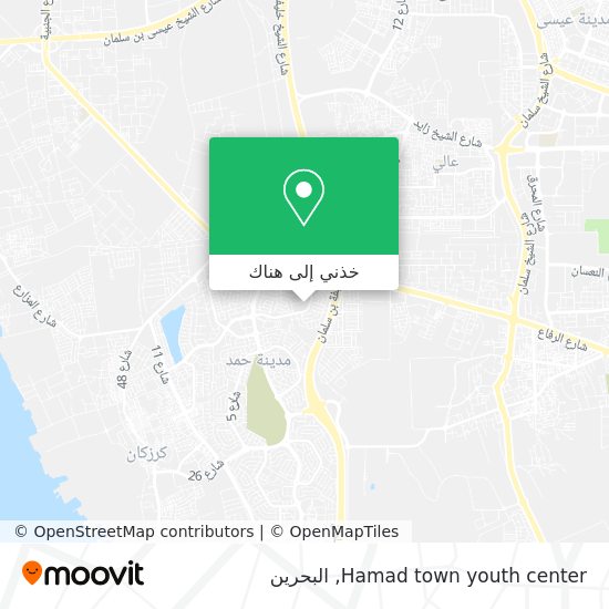خريطة Hamad town youth center