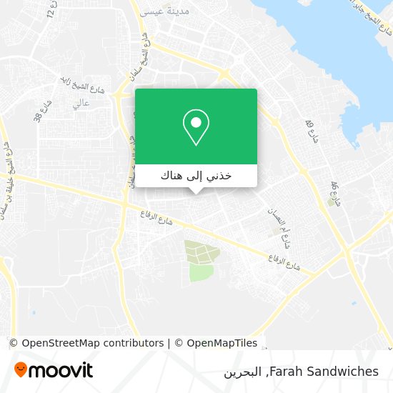 خريطة Farah Sandwiches