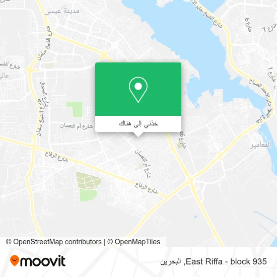 خريطة East Riffa - block 935