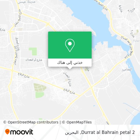 خريطة Durrat al Bahrain petal 2