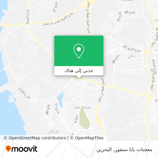 خريطة معجنات بابا سنفور