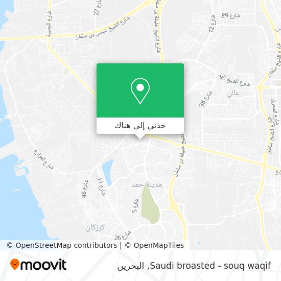 خريطة Saudi broasted - souq waqif