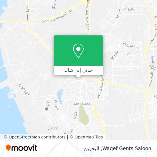 خريطة Waqef Gents Saloon