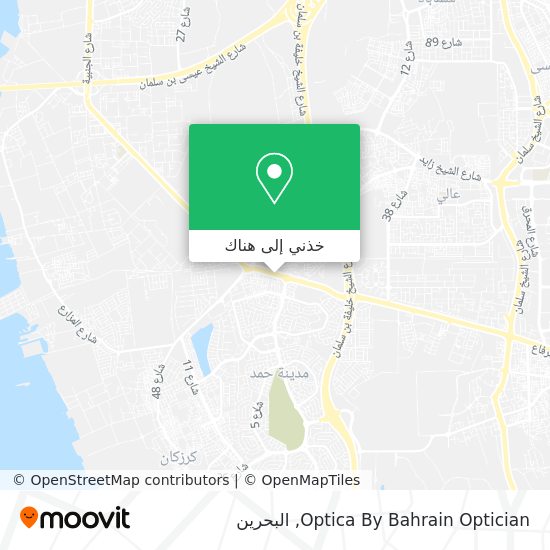 خريطة Optica By Bahrain Optician