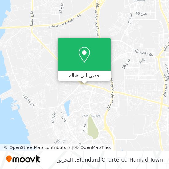 خريطة Standard Chartered Hamad Town