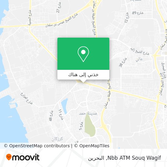 خريطة Nbb ATM Souq Wagif