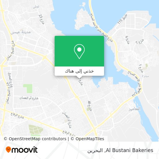 خريطة Al Bustani Bakeries