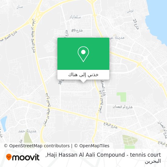 خريطة Haji Hassan Al Aali Compound - tennis court