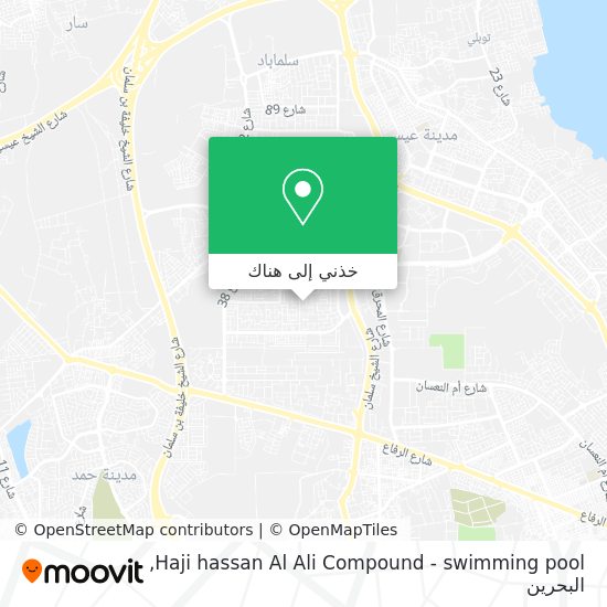 خريطة Haji hassan Al Ali Compound - swimming pool
