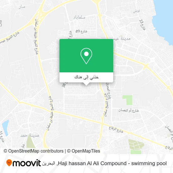 خريطة Haji hassan Al Ali Compound - swimming pool