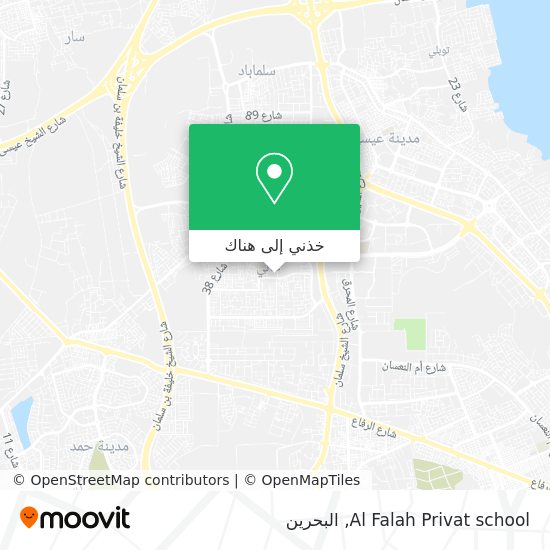 خريطة Al Falah Privat school