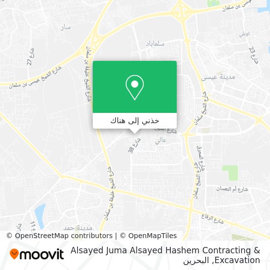 خريطة Alsayed Juma Alsayed Hashem Contracting & Excavation