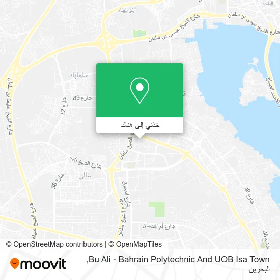 خريطة Bu Ali - Bahrain Polytechnic And UOB Isa Town