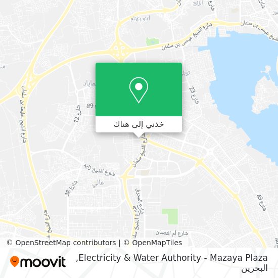 خريطة Electricity & Water Authority - Mazaya Plaza