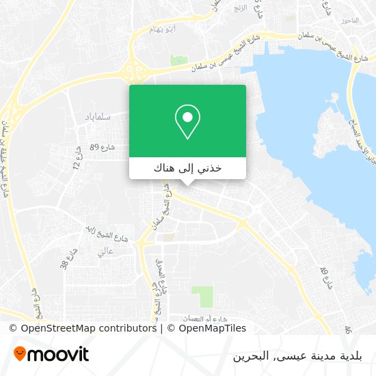 خريطة بلدية مدينة عيسى