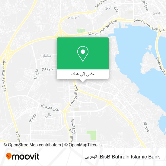 خريطة BisB Bahrain Islamic Bank