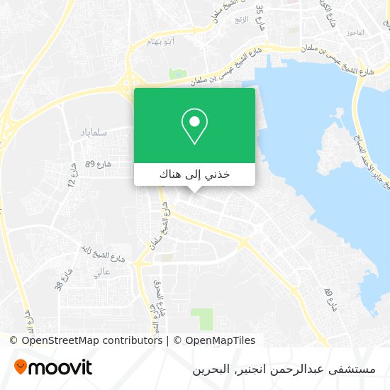 خريطة مستشفى عبدالرحمن انجنير