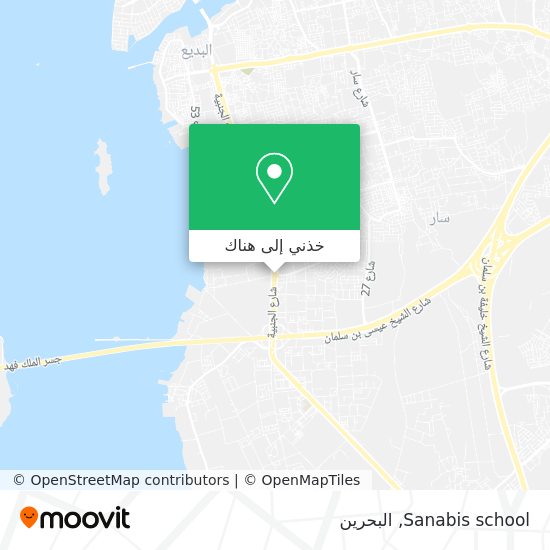 خريطة Sanabis school