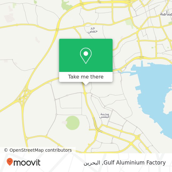 خريطة Gulf Aluminium Factory