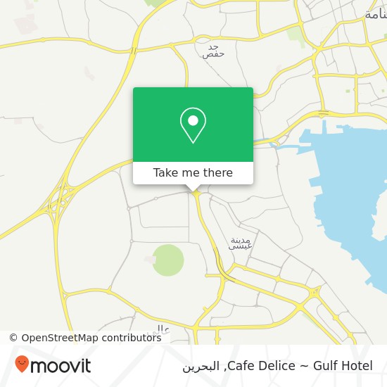 خريطة Cafe Delice ~ Gulf Hotel