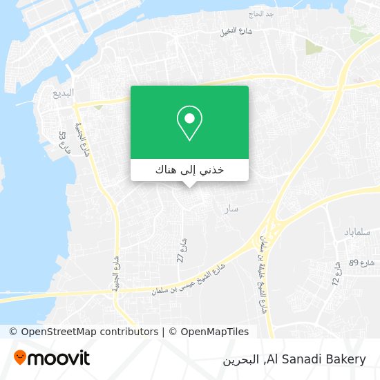 خريطة Al Sanadi Bakery