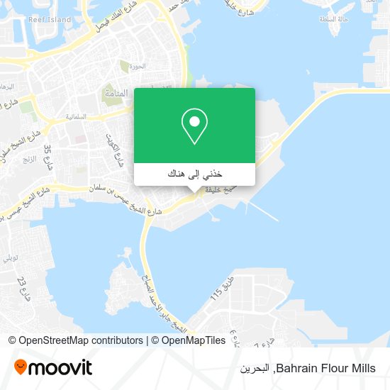 خريطة Bahrain Flour Mills