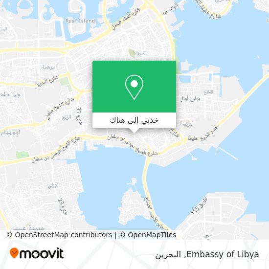 خريطة Embassy of Libya