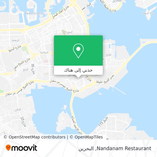 خريطة Nandanam Restaurant