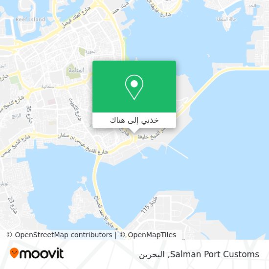 خريطة Salman Port Customs