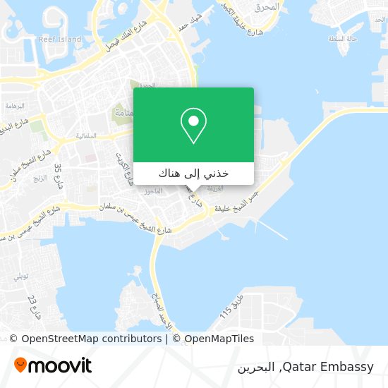 خريطة Qatar Embassy