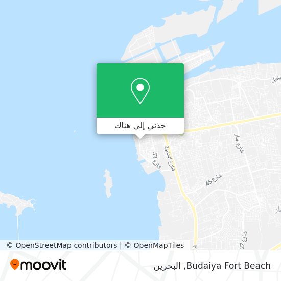خريطة Budaiya Fort Beach