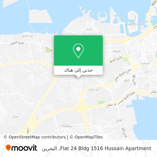 خريطة Flat 24 Bldg 1516  Hussain Apartment