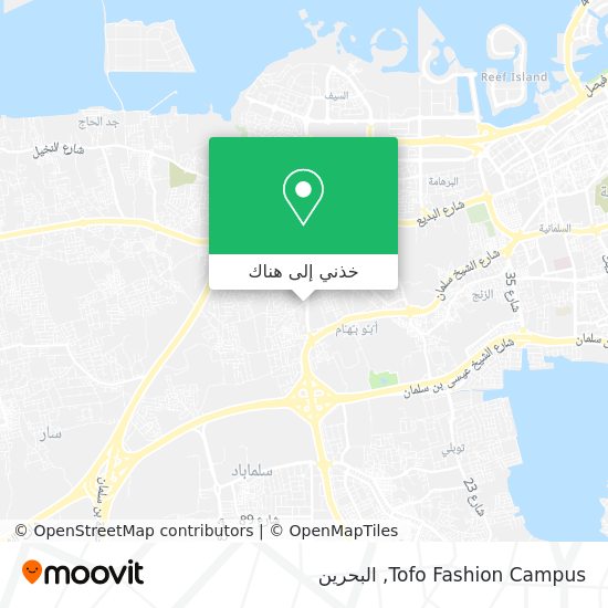 خريطة Tofo Fashion Campus
