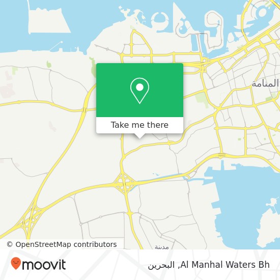 خريطة Al Manhal Waters Bh