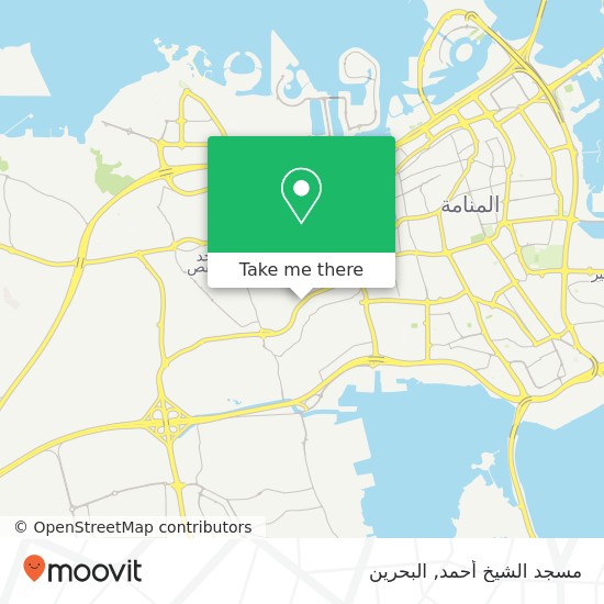 خريطة مسجد الشيخ أحمد