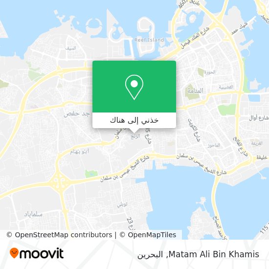 خريطة Matam Ali Bin Khamis