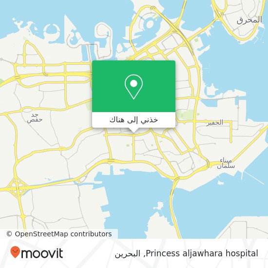 خريطة Princess aljawhara hospital