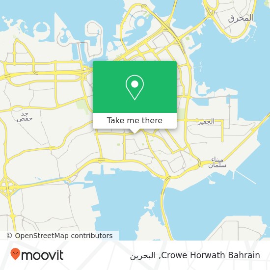 خريطة Crowe Horwath Bahrain