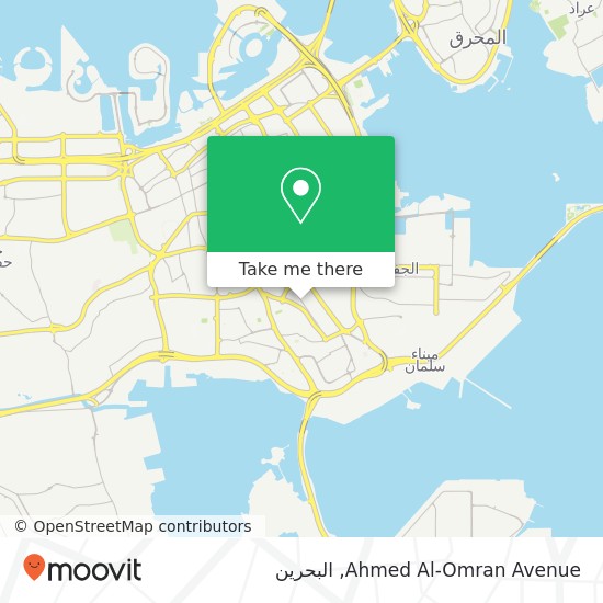 خريطة Ahmed Al-Omran Avenue