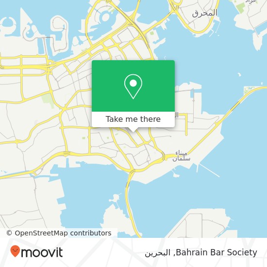 خريطة Bahrain Bar Society